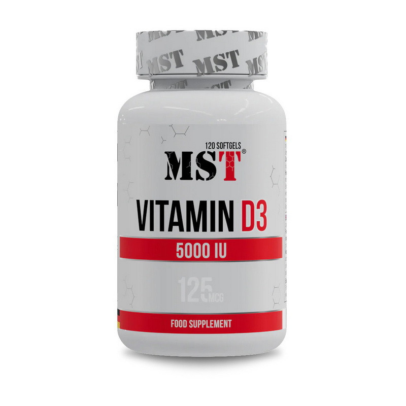 Vitamin D3 5000 IU (125 mcg) (120 softgels)
