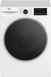 Прально-сушильна машина Beko фронтальна, 10(7)кг, 1400, А, 60см, дисплей, інвертор, пара, HomeWhiz, білий, B5DFT510457WPB