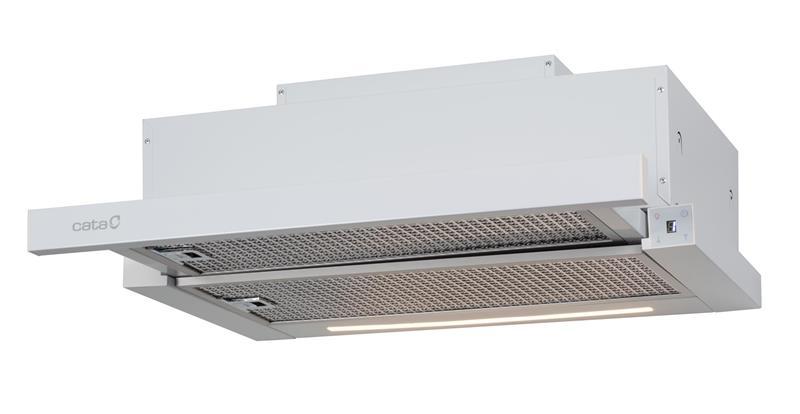 Витяжка Cata телескопічна, 60см, 1000м.куб/год, TFH 6630 wh, білий, 02010301, фото 1