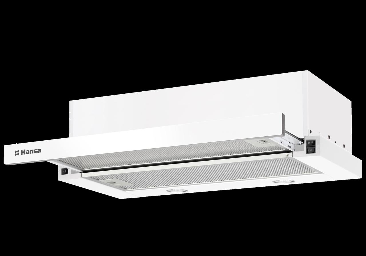 Витяжка Hansa телескопічна, 60см, 389м3ч, білий, OTP6243WGH, фото 1