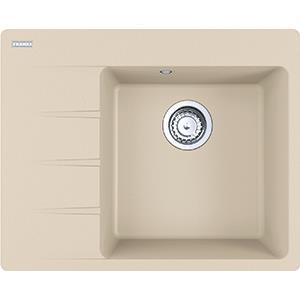 Мийка кухонна Franke Centro, фраграніт, прямокутник, з крилом, 620х500х200мм, чаша - 1, накладна, CNG 611-62 TL , бежевий,, фото 1