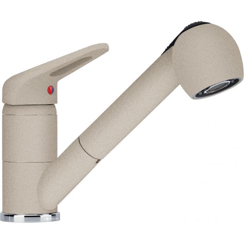 Змішувач для кухні Franke Novara Plus, довж.виливу - 195мм, витяжний, 1важіль, сахара, 115.0470.663, фото 1