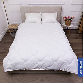Ковдра Drimson колір білий (175 х 210 см) Синтепон (гіпоалергенний, теплий, зносостійкий)