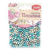 СЛАДО рисові кульки Блакитні Срібло Білі 50 г