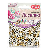 СЛАДО рисові кульки Золото Срібло Білі 50 г