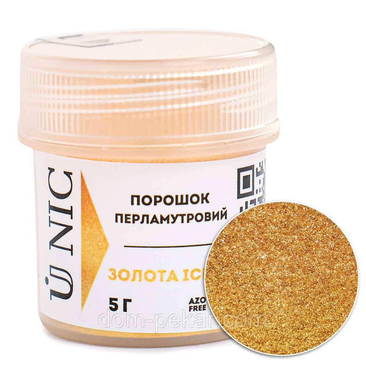 UNIC порошок перламутровий Золота іскра 5 г