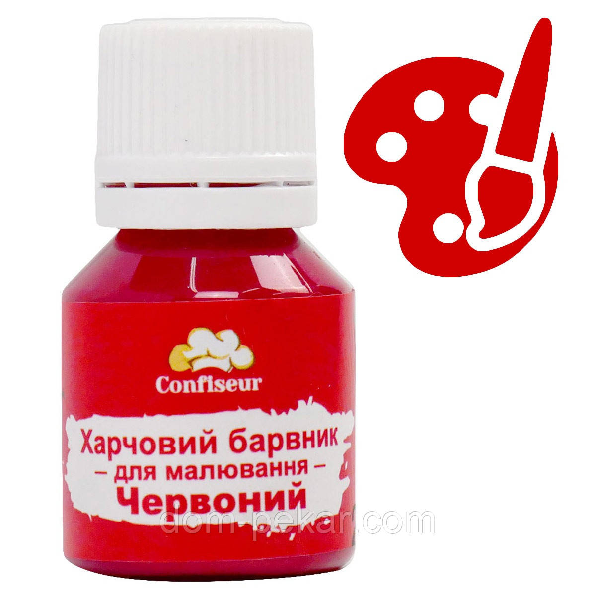 Фарба харчова для малювання Confiseur Червона 20 г