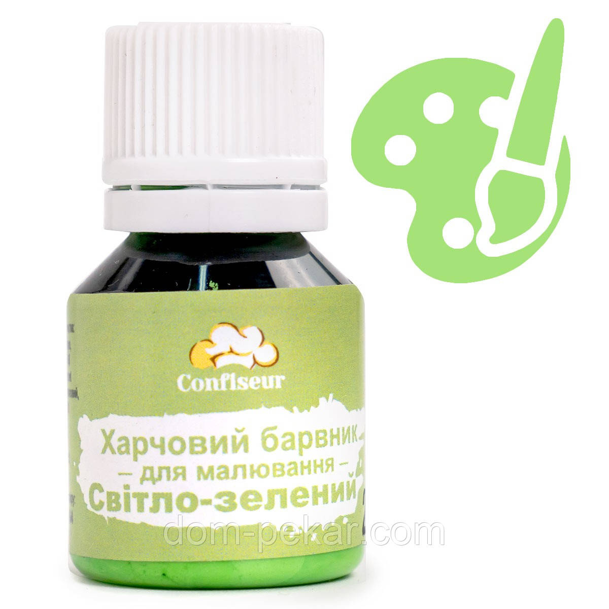 Фарба харчова для малювання Confiseur Світло-зелена 20 г