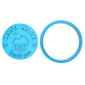 HAND MADE штамп з вирубкою 6 см (3D)