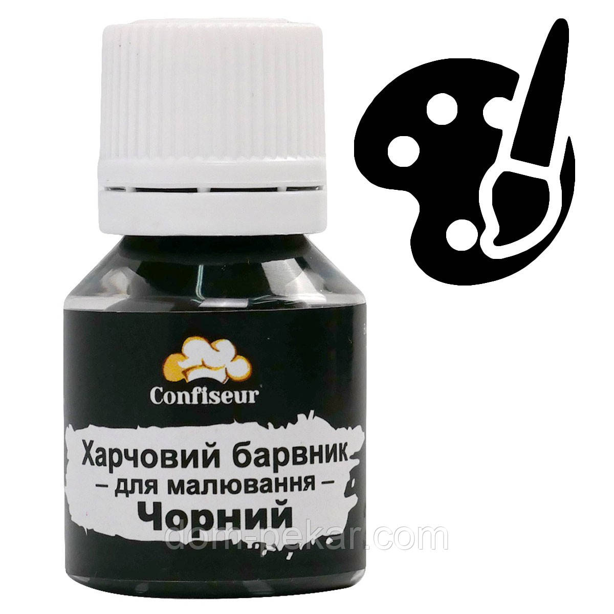 Фарба харчова для малювання Чорна 20 г