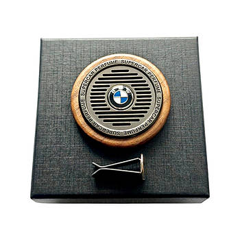 Ароматизатор металевий з деревом у дефлектор авто BMW