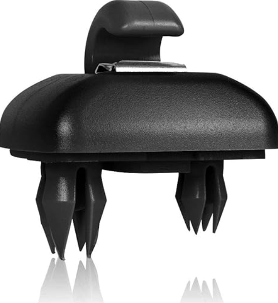 Кріплення козирка Audi A4 A5 Q5 A1 A3 Q3 Q2 TT Exeo 8E0857562A 8E0857561 8U0857562 чорне — фіксатор сонцезахисного козирка,, фото 1
