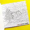 Розмальовка за номерами Аркуш 12 аркушів, Пейзажі, фото 5