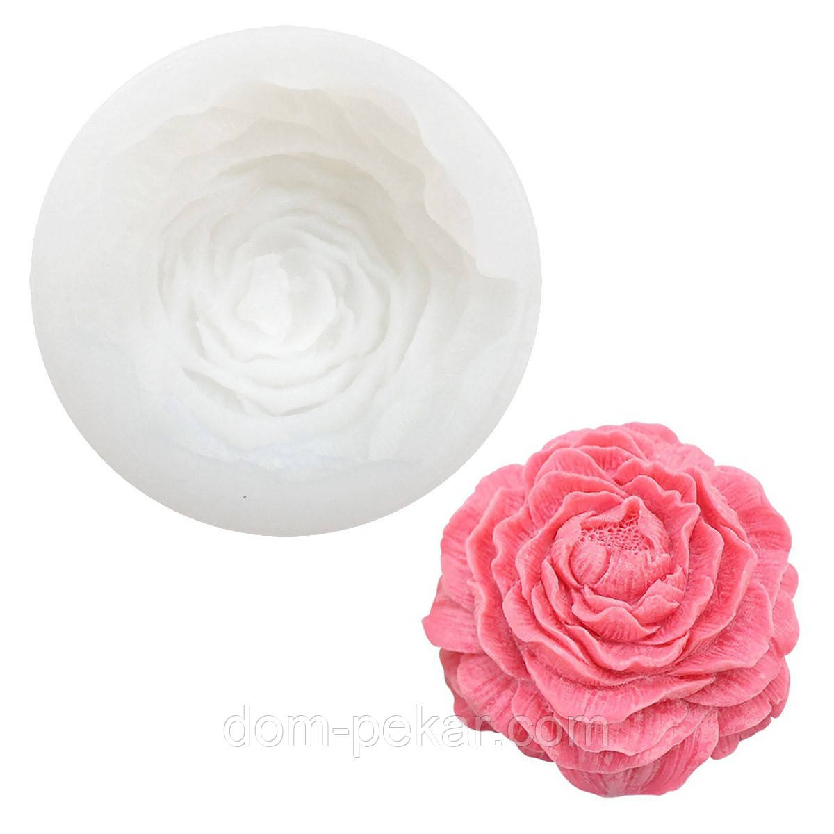 Молд Троянда для шоколаду та мастики