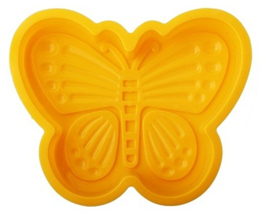 Силіконова форма для випікання кексу "Метелик" 16,5*13,5 см, фото 1