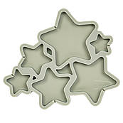 Форма для льодяників на паличці Зірки асорті 6 шт