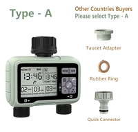 HCT-326 Автоматический таймер полива на 2 зоны с независимыми программами (Type-A)