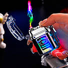 Запальничка спідниця на 2 дуги з підсвіткою J.D у подарунковому пакованні LG-731U4, фото 3