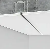 Профіль тіньового шва роздільний чорний ПСЛ-10 шириною 10 мм довжина 2500мм.