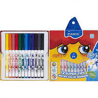 От 2 шт. Фломастери 12 кольорів "1630" MARCO купить оптом