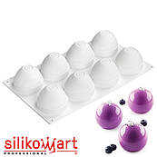 Silikomart TRUFFLES 70 Форма силіконова D52 H42 мм (8*70 мл)