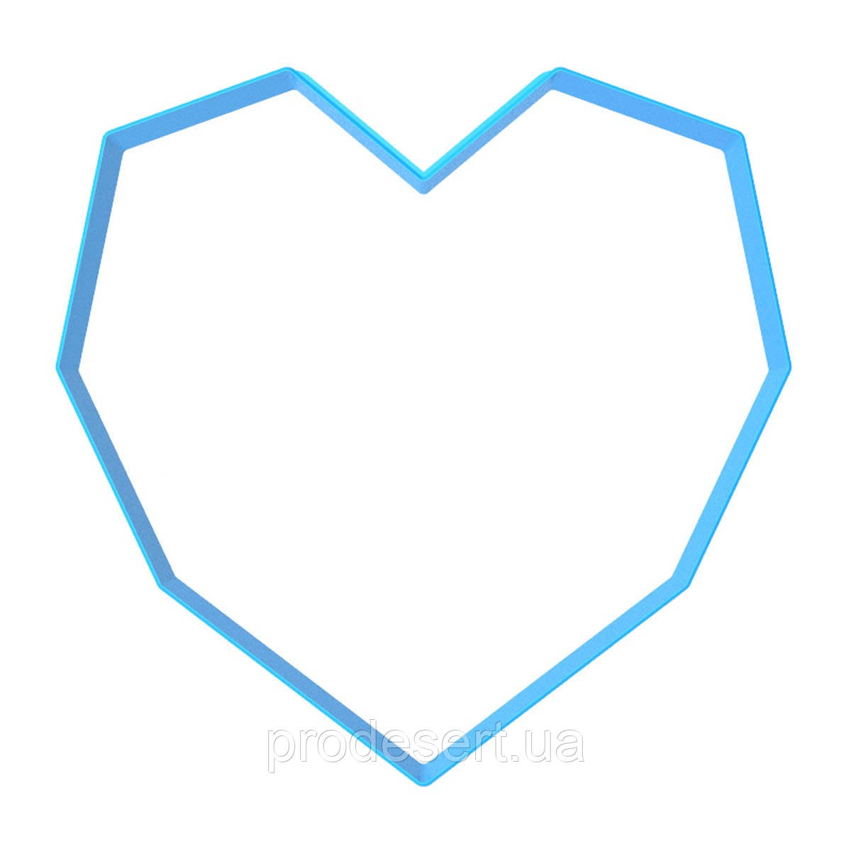 Вирубка для форми Dinara Kasko Heart 18,5*19 см (3D)