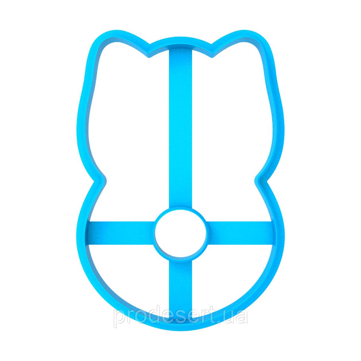 Кошеня цифра 8 вирубка для пряників 12*8 см (3D)