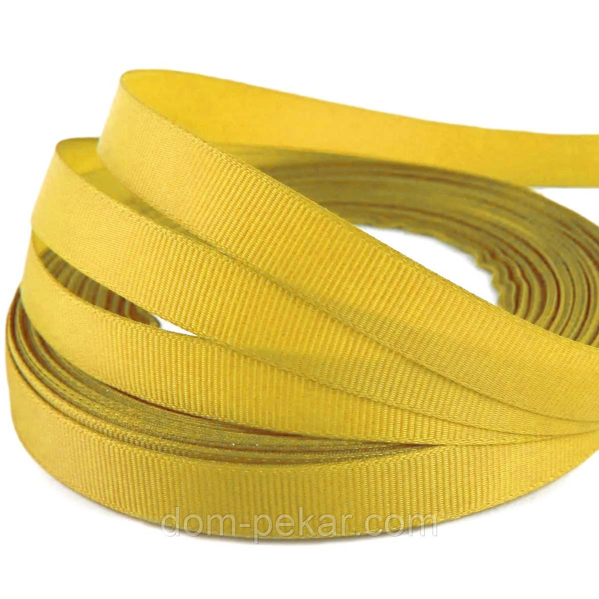 Стрічка репсова 1,2 см Золотий пісок 23 м (233)