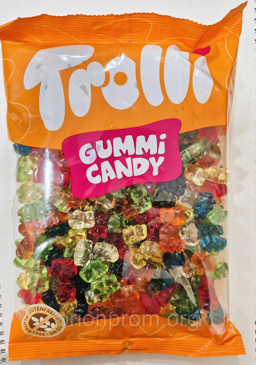 Цукерки мармелад Trolli Ведмедики 1 кг, фото 1