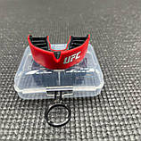 Капа OPRO Silver UFC доросла (вік 11+) Red/Black (ufc.102514002), фото 9