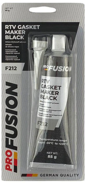 Силіконовий герметик ProFusion F212 RTV Gasket Maker Black 85 г. Чорний, фото 1