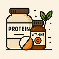Протеїн.Нутрицевтики.Вітаміни.Дієтичні добавки