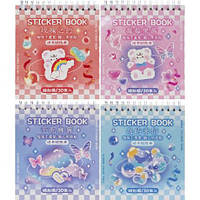 Набір наклейок у блокноті "Sticker Book", 30 арк., XM-TZ8691 купити дешево оптом в інтернет-магазині