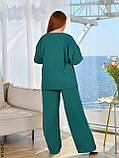 1529-3 Спортивний костюм жіночий креп батал (4 од: 50,52,54,56), фото 2