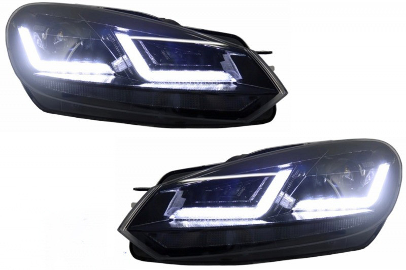 Передні фари Golf 7 Style Silver (2 шт) для Volkswagen Golf 6