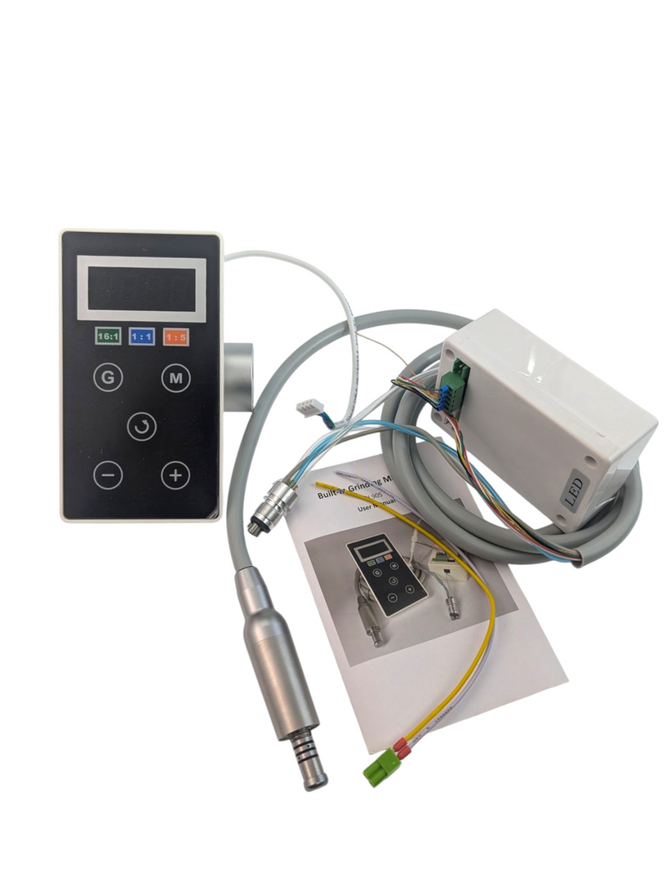 Мікромотор електричний QI 905 LED +Комплект для установки