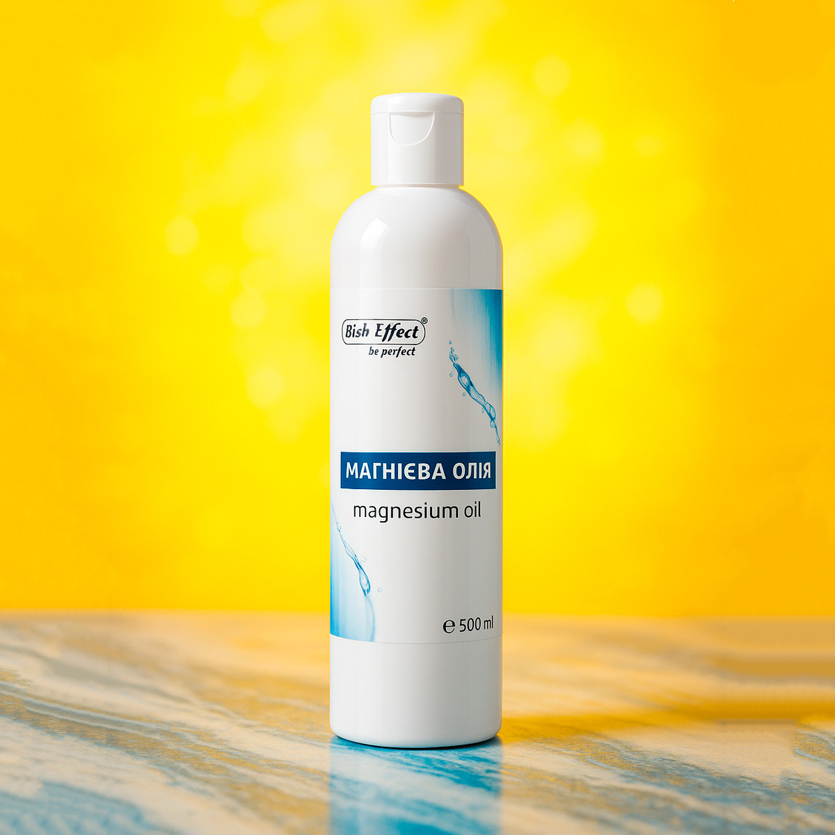 Bisheffect магнієва олія 500 мл — натуральний засіб для росту, блиску та зміцнення волосся