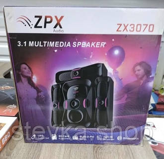 Система акустична із сабвуфером 3.1 ZPX ZX-3070 комплект акустики