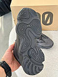 Кросівки Adidas Yeezy Boost Yeezy 500 Utility Black чорні чоловічі замші та тектиль, фото 2