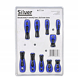 Набір викруток 10 шт. Cr-V Silver S11592, фото 2