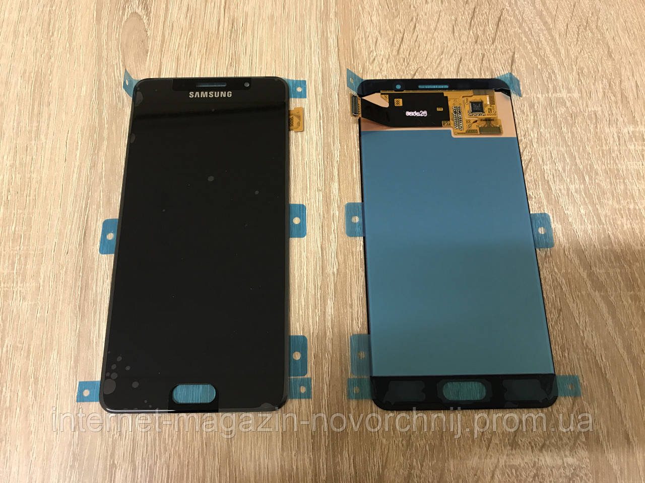 Дисплей на Samsung A510 Galaxy A5 (2016) Чорний (Black), GH97-18250B, Super AMOLED!