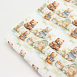 Ранфорс digital "Сім'я ведмежат за чаюванням" № TH-3495, фото 7