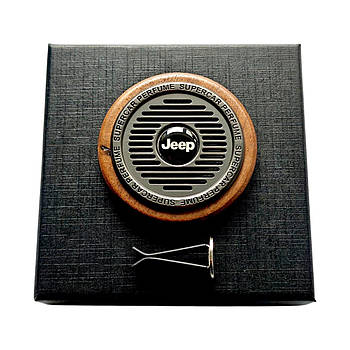 Ароматизатор металевий з деревом у дефлектор авто Jeep