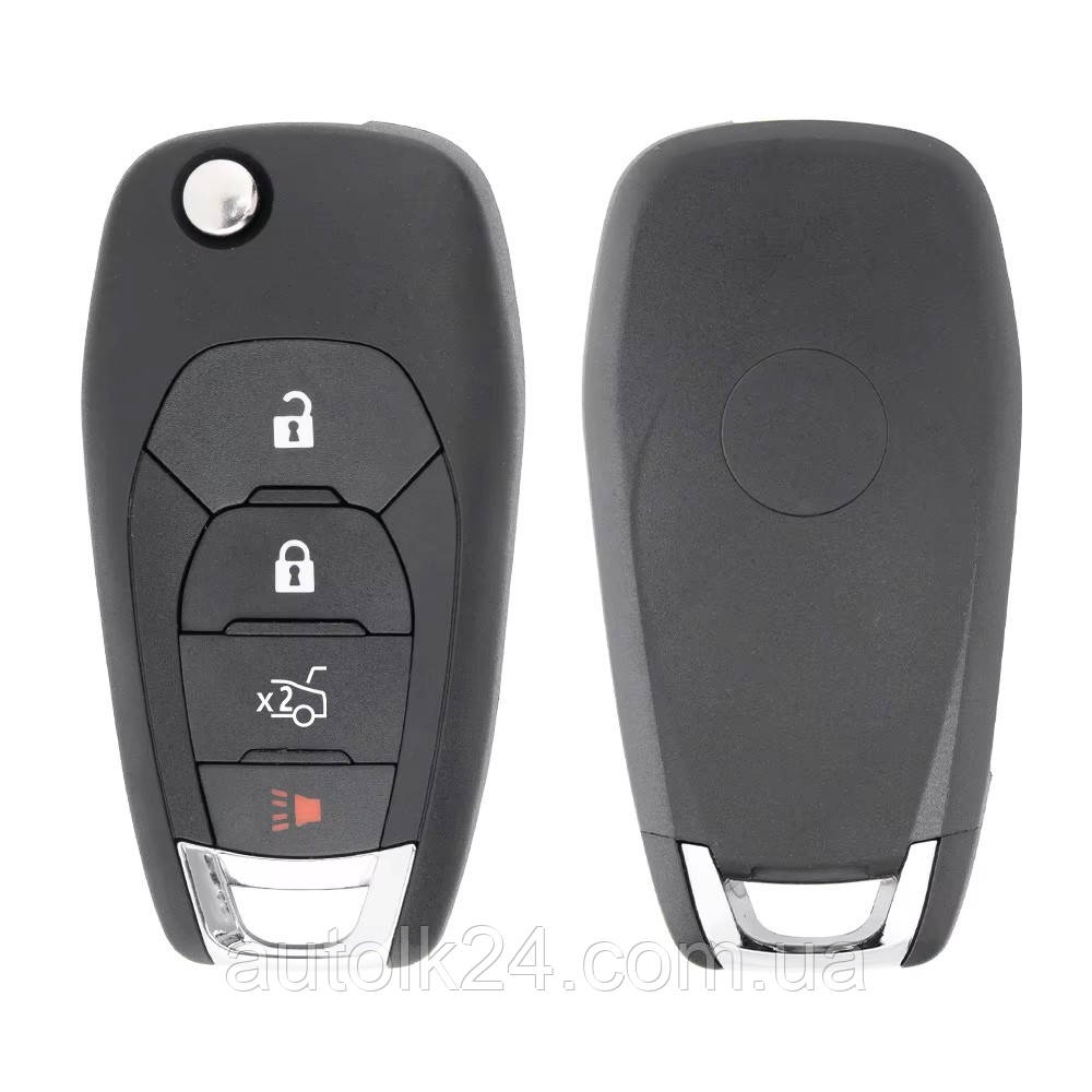 Корпус викидного ключа Chevrolet Avo Cruze Trax  Sonic Spark Colorado 4 кнопки