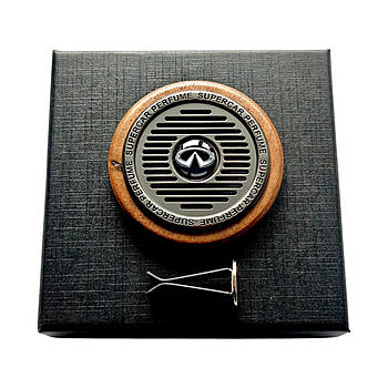 Ароматизатор металевий з деревом у дефлектор авто Infiniti