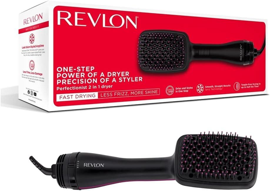 Revlon RVHA6475UK Perfectionist 2-в-1 сушарка фен щітка для волосся, Amazon, Німеччина
