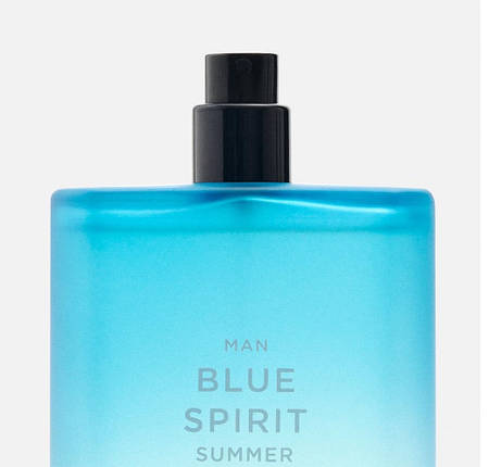Туалетна вода для чоловіків Zara Man Blue Spirit Summer 90 мл, фото 4