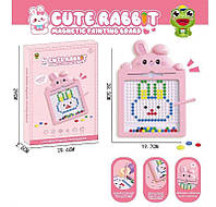 Мозаїка Кролик, магнітний стилус, картки із завданнями