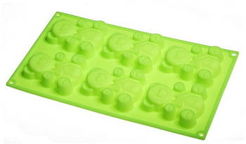 Силіконова форма для кексів "Барні" 310*180 мл