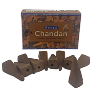 Конуси рідкий дим Сандал Chandan Backflow Dhoop Cone Satya 10 конусів